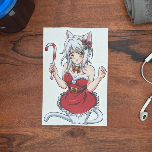 Christmas Koneko Sticker