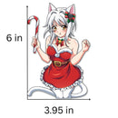 Christmas Koneko Sticker