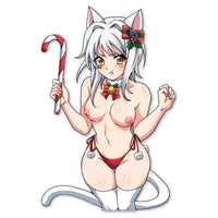 Christmas Koneko Sticker